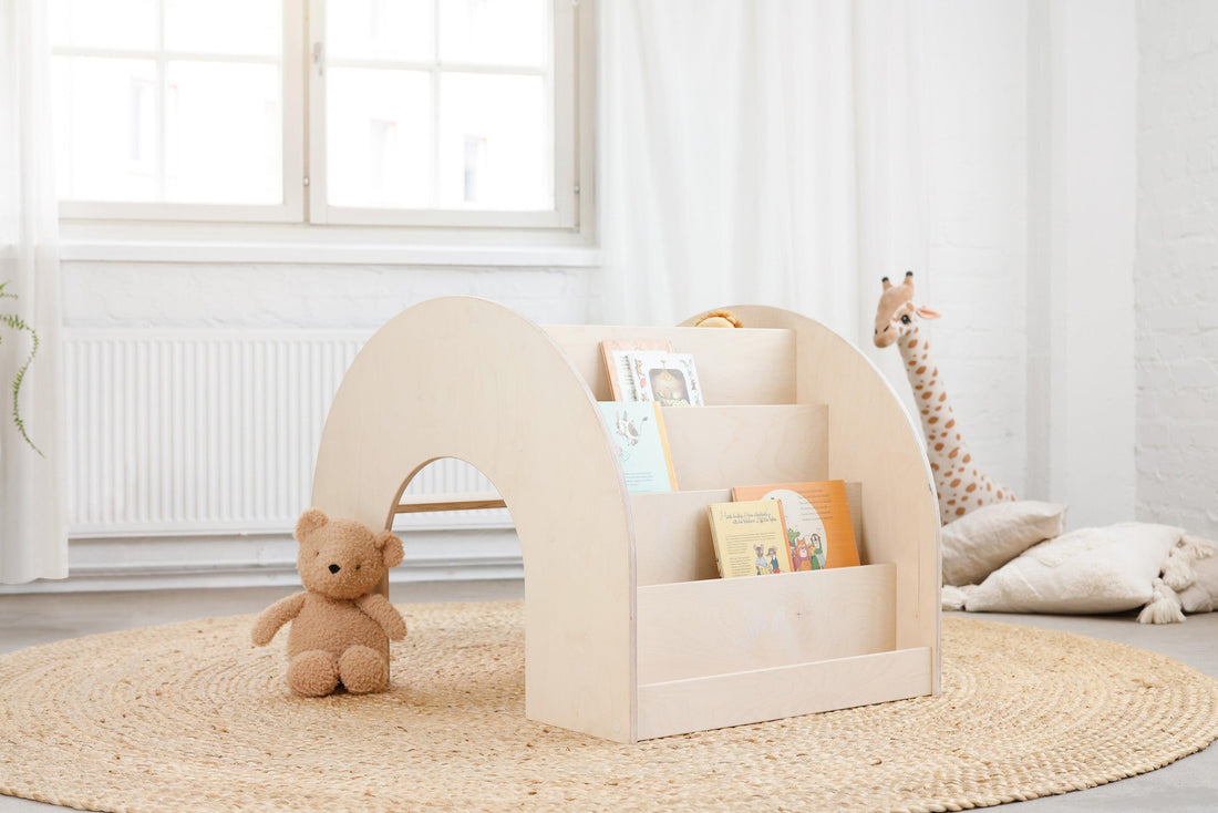 FitWood KUMPU Premium Bücherregal im Kinderzimmer