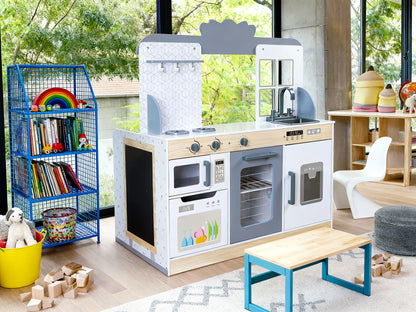 2 in 1 Kinderküche und Diner aus Holz | Gerardo's Toys