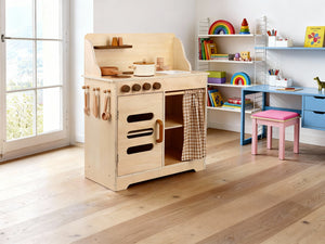 Kinderküche aus Holz „Terra“ mit Zubehör– Natürlich spielen