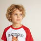 Baseball T-Shirt Chaos Fox Red | Tokyo Devil Kids