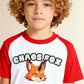 Baseball T-Shirt Chaos Fox Red | Tokyo Devil Kids