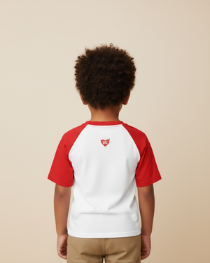 Baseball T-Shirt Chaos Fox Red | Tokyo Devil Kids