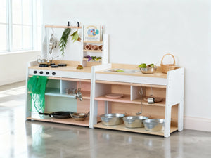 Exklusive XXL Design Kinderküche aus Holz | KITA-Qualität