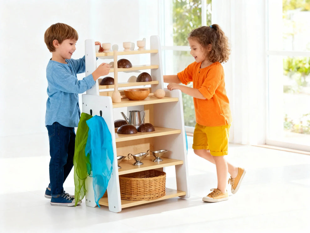 CosyToys Design Kinderküche aus Holz in KITA Qualität