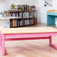 Kinderbank 'Die Frida', Birke Echtholz, Rosa