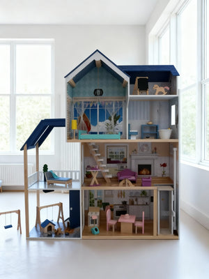 XXL Puppenhaus aus Holz mit LED Licht | Gerardo's Toys