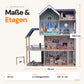 Puppenhaus XXL Crystal aus Holz mit LED-Licht
