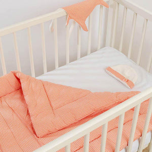 Gingham-Steppdecke aus Bio-Baumwolle - verysuperb