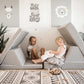 Spielsofa Set Grau – Modulares Kindersofa | Monboxy