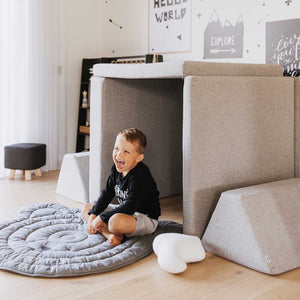 Montessori Spielsofa Set Grau | Monboxy
