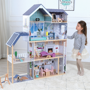 Gerardo's Toys - XXL Puppenhaus aus Holz | Crystal mit LED Licht