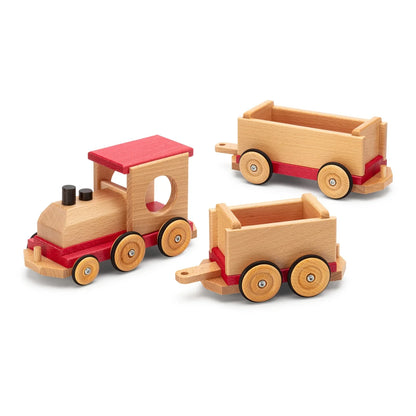 Holz-Eisenbahn-Set | Beck Holzspielzeug