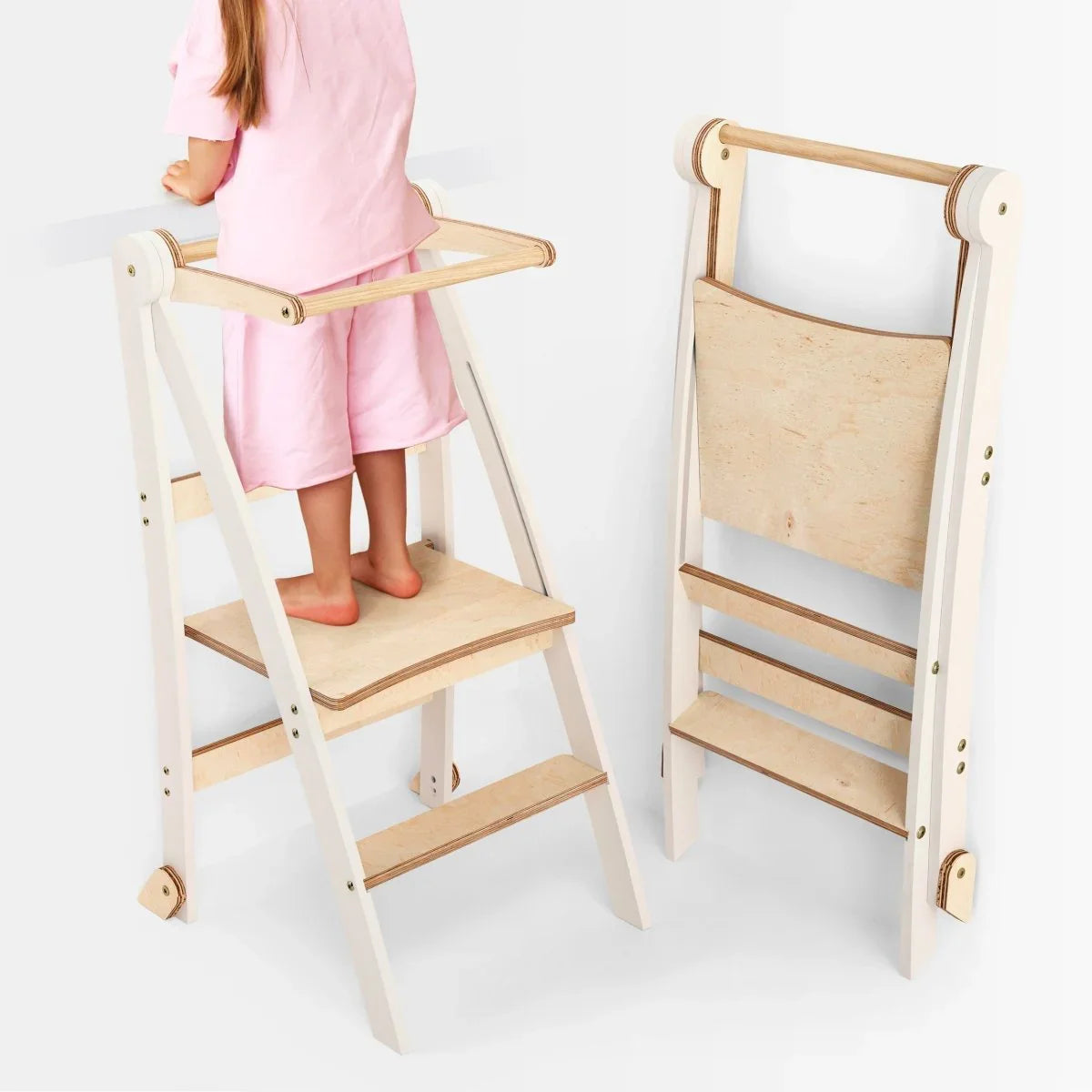 Lernturm Montessori – Kinderhocker für Küche & Alltag | Goodevas