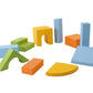 10-teiliges Softplay Bausteinset Bunt | IGLU
