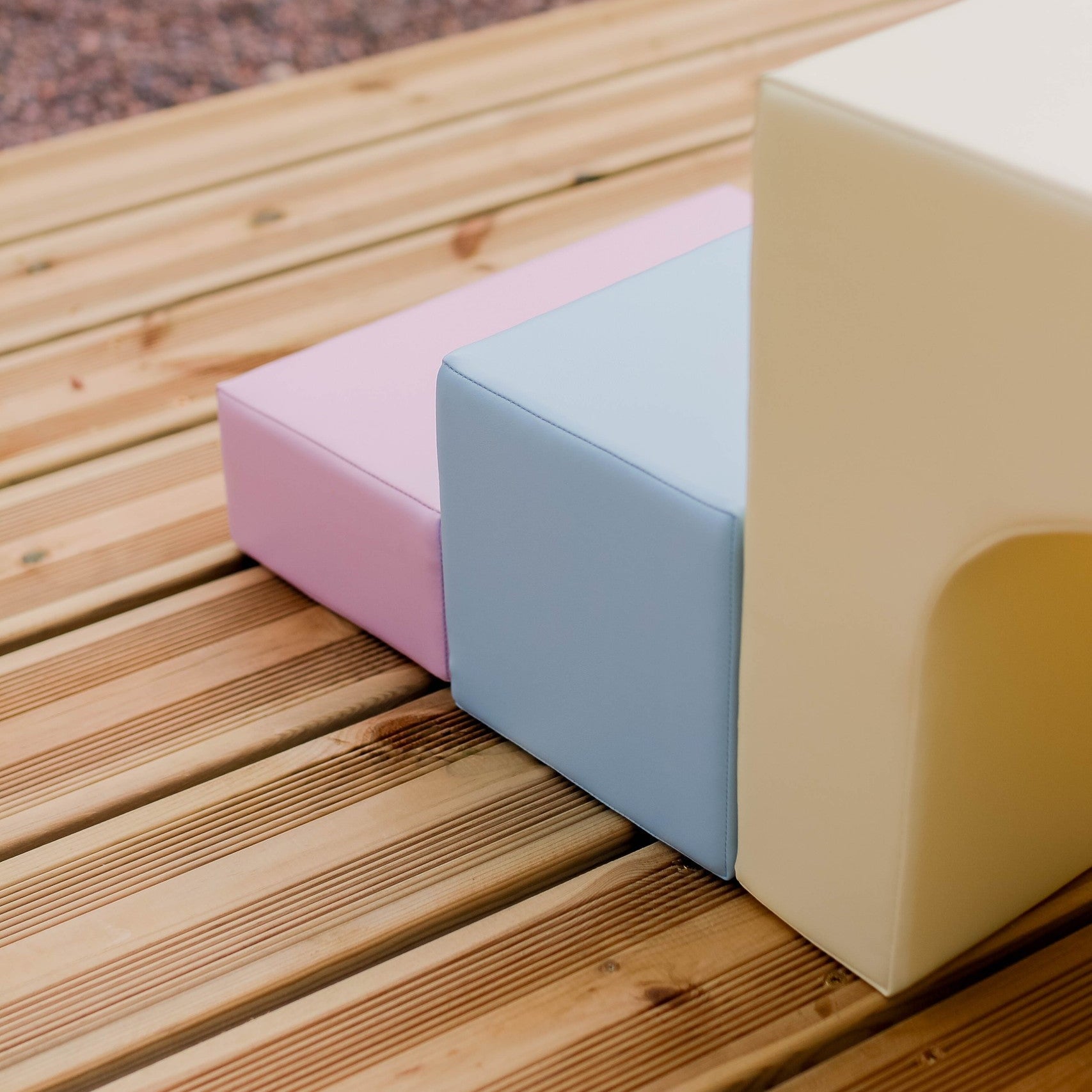 Soft Play 10 Foam Block Set - Light Pastel Creativity