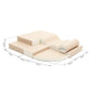 6-teiliges Softplay XL Bausteinset Beige | IGLU