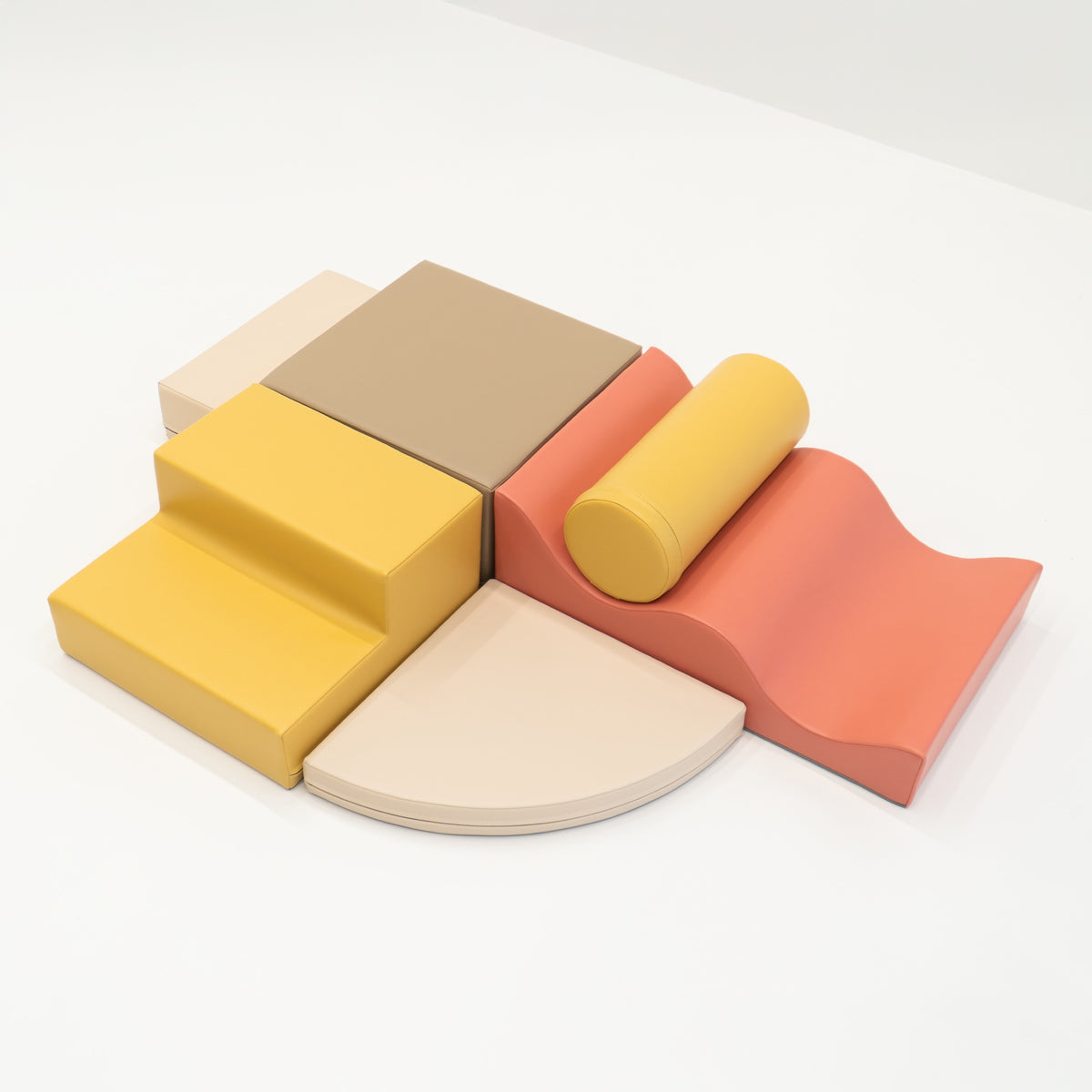 Softplay Kletterset für Kleinkinder Explorer 6-tlg. Pastellrosa | IGLU