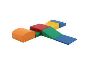 IGLU - 7-teiliges Softplay Bausteinset | Bunt Krabbelspaß