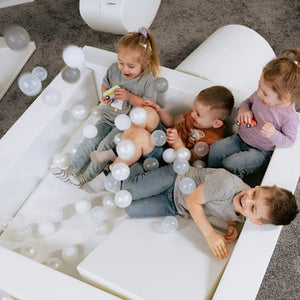 Softplay Bällebad für Kinder Indoor & Outdoor Weiß | IGLU