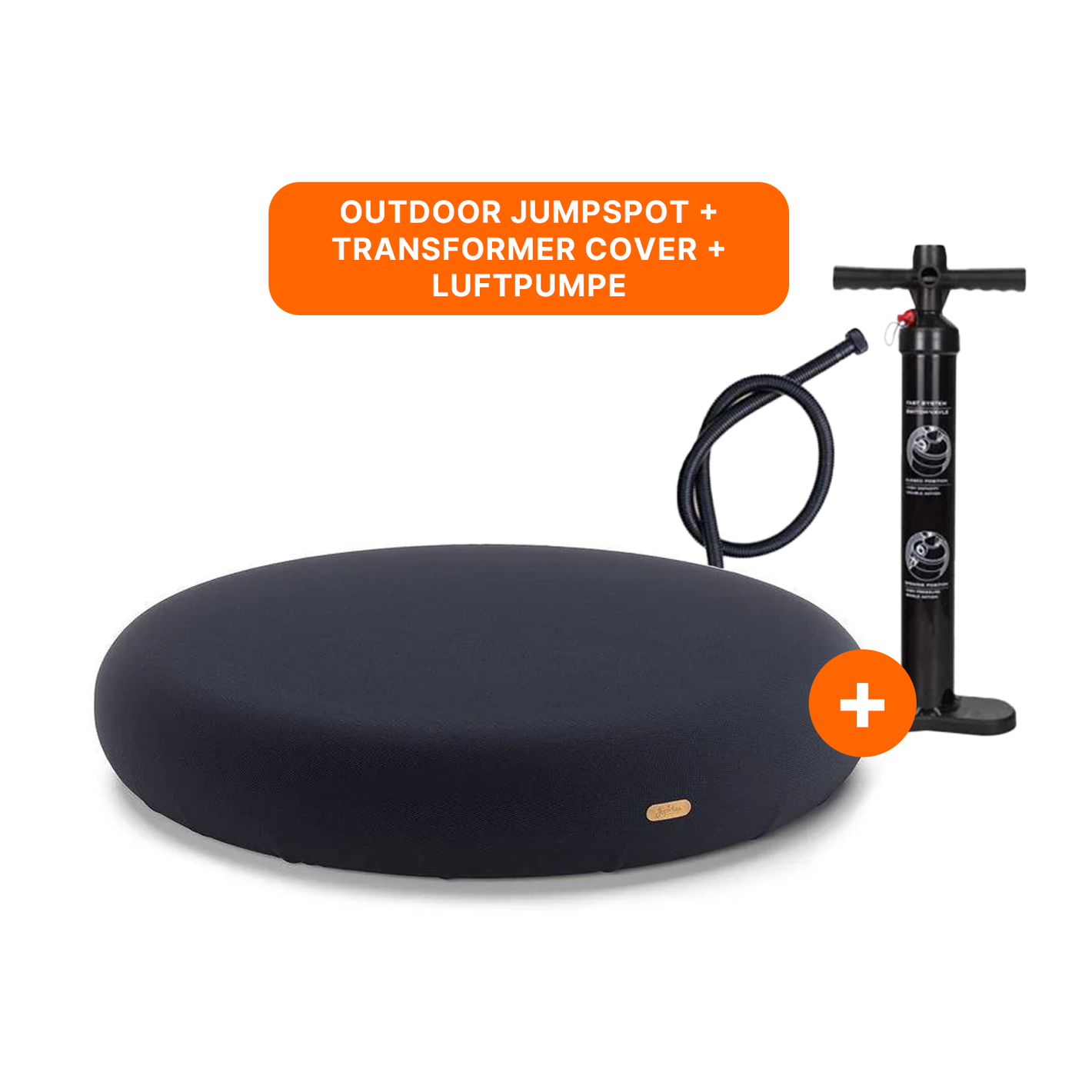 Indoor & Outdoor Jumpspot Schwarz – Springkissen für drinnen & draußen | Jupiduu
