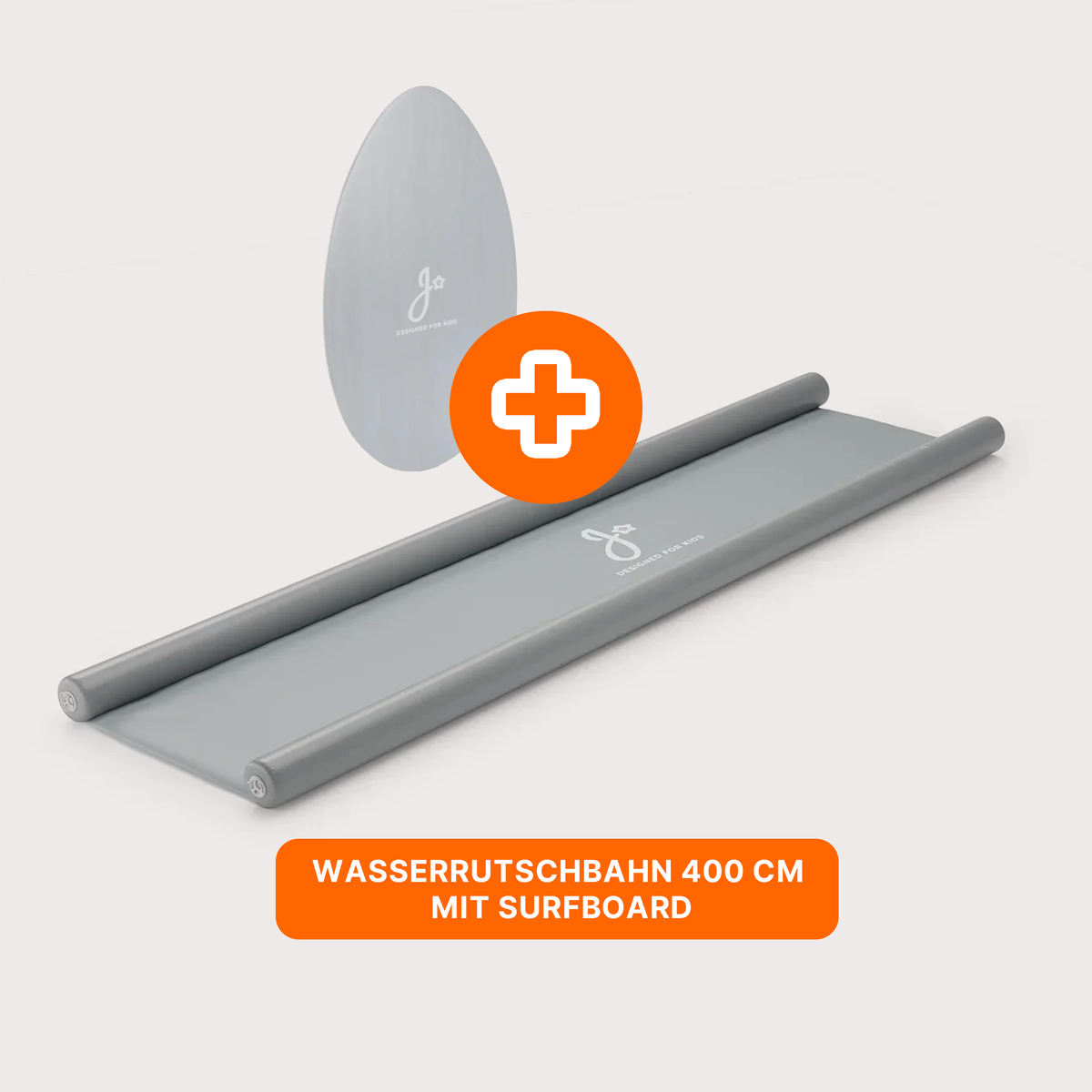 Wasserrutschbahn Slide & Surf – 400 cm inkl. Surfboard für Garten | Jupiduu