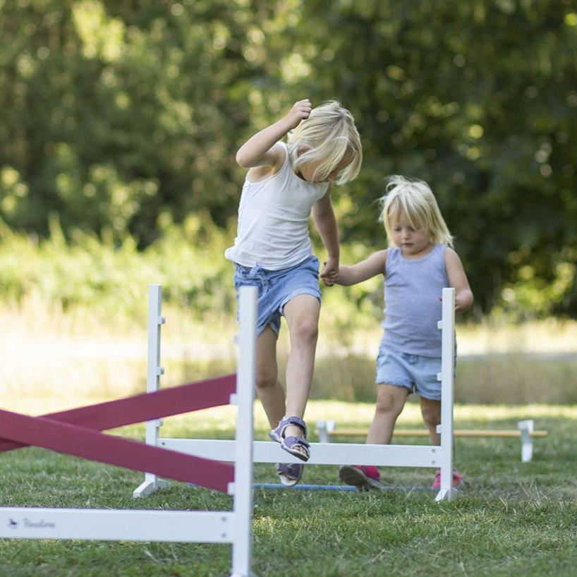 Kinder-Springset aus Vollmassivholz: Hürden 'Jumper', 3-teilig - verysuperb