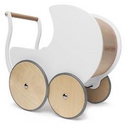 Kinderfeets Puppenwagen und Lauflernwagen weiß: 2-in-1 Spielzeug - verysuperb