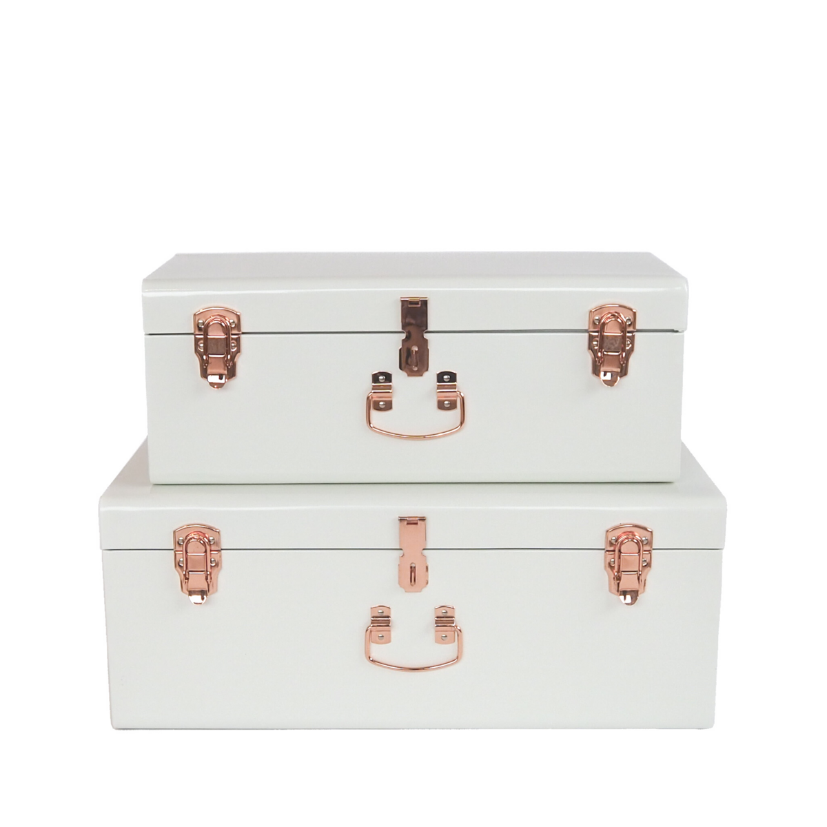 Klassisches Trunk-Set aus Metall von Treasure Trunks - verysuperb