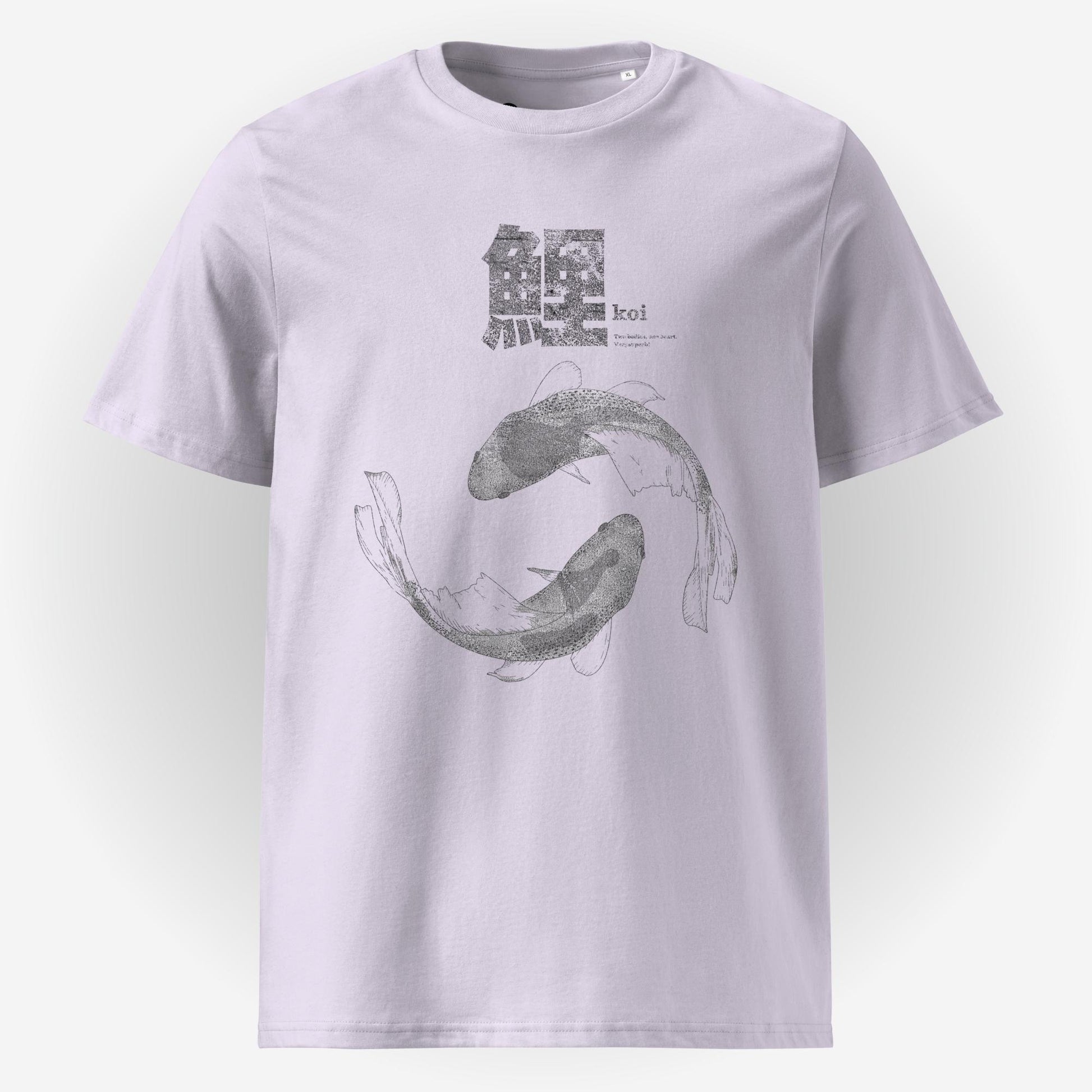 Koi Unisex-Bio-Baumwoll-T-Shirt von VERYSUPERRB - verysuperb