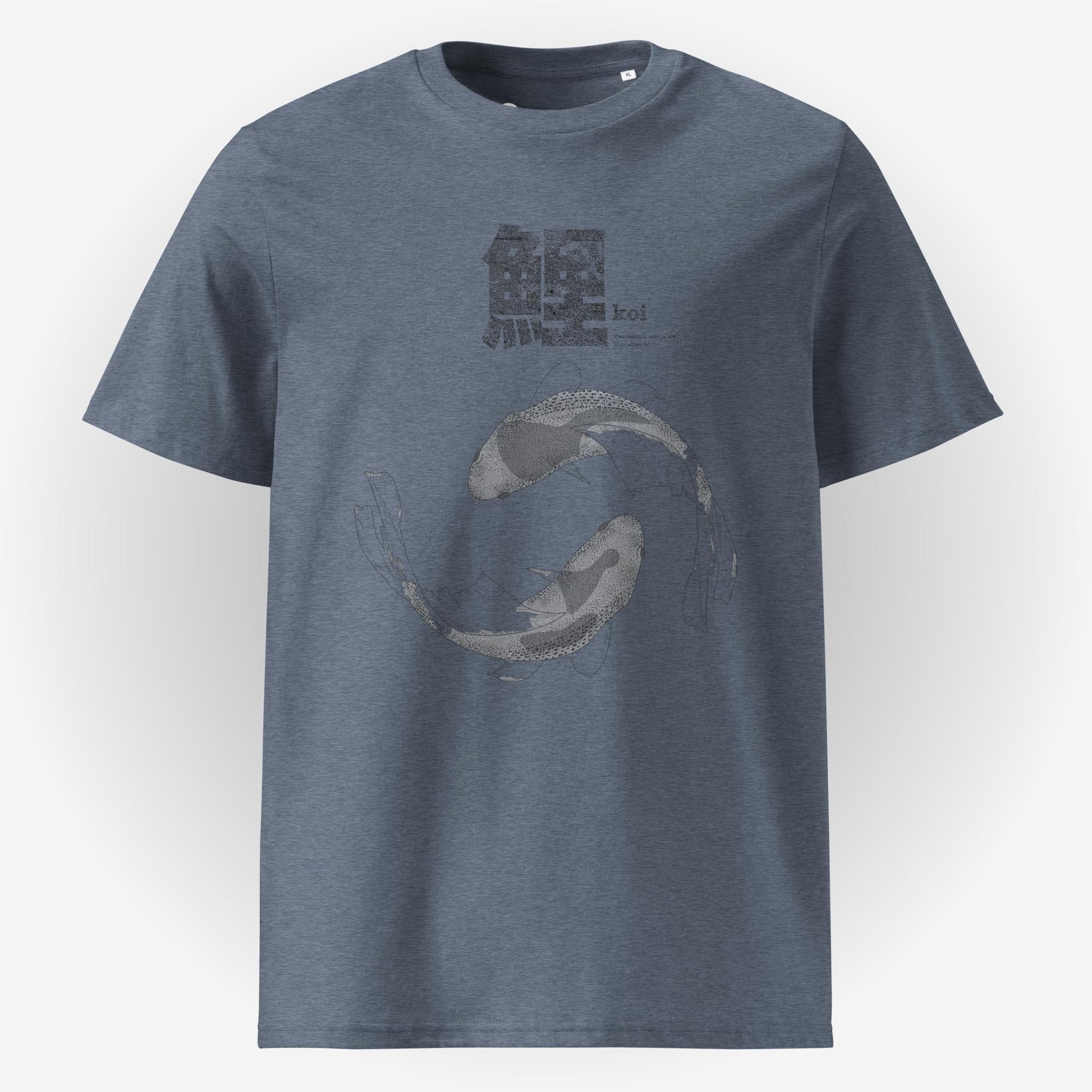 Koi Unisex-Bio-Baumwoll-T-Shirt von VERYSUPERRB - verysuperb