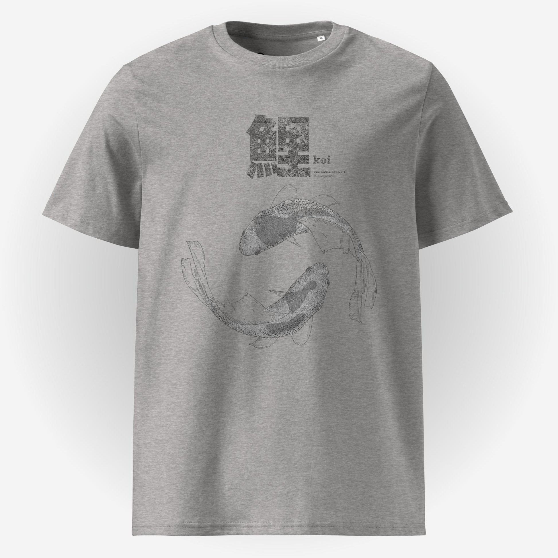 Koi Unisex-Bio-Baumwoll-T-Shirt von VERYSUPERRB - verysuperb