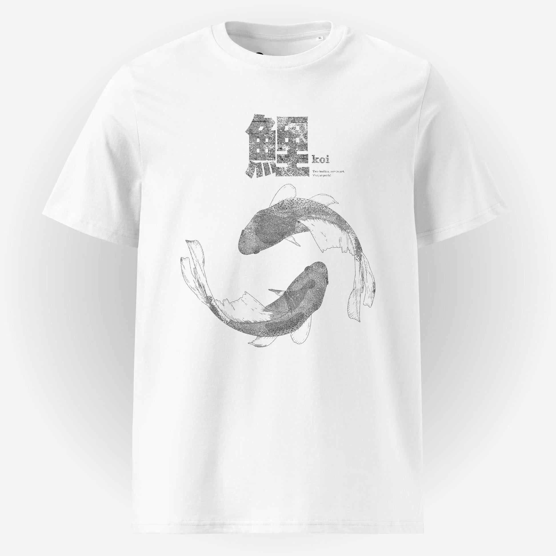 Koi Unisex-Bio-Baumwoll-T-Shirt von VERYSUPERRB - verysuperb