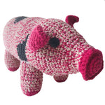 Kuscheltier Schwein rosa – Bio-Baumwolle – handgehäkelt - verysuperb