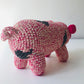 Kuscheltier Schwein rosa – Bio-Baumwolle – handgehäkelt - verysuperb