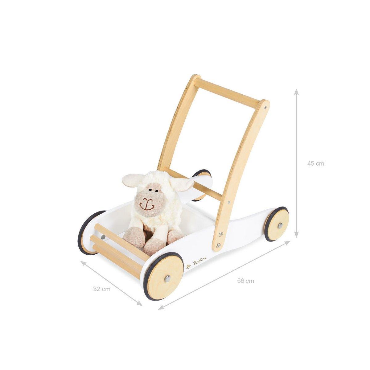 Lauflernwagen 'Uli', weiß von Pinolino Kinderträume - verysuperb