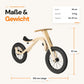 Laufrad 3-in-1 – Mitwachsendes Kinderfahrrad aus Holz | leg&go