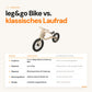 Laufrad 3-in-1 – Mitwachsendes Kinderfahrrad aus Holz | leg&go