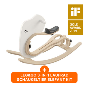 leg&go Balance Start Set – Elephant (Weiß)