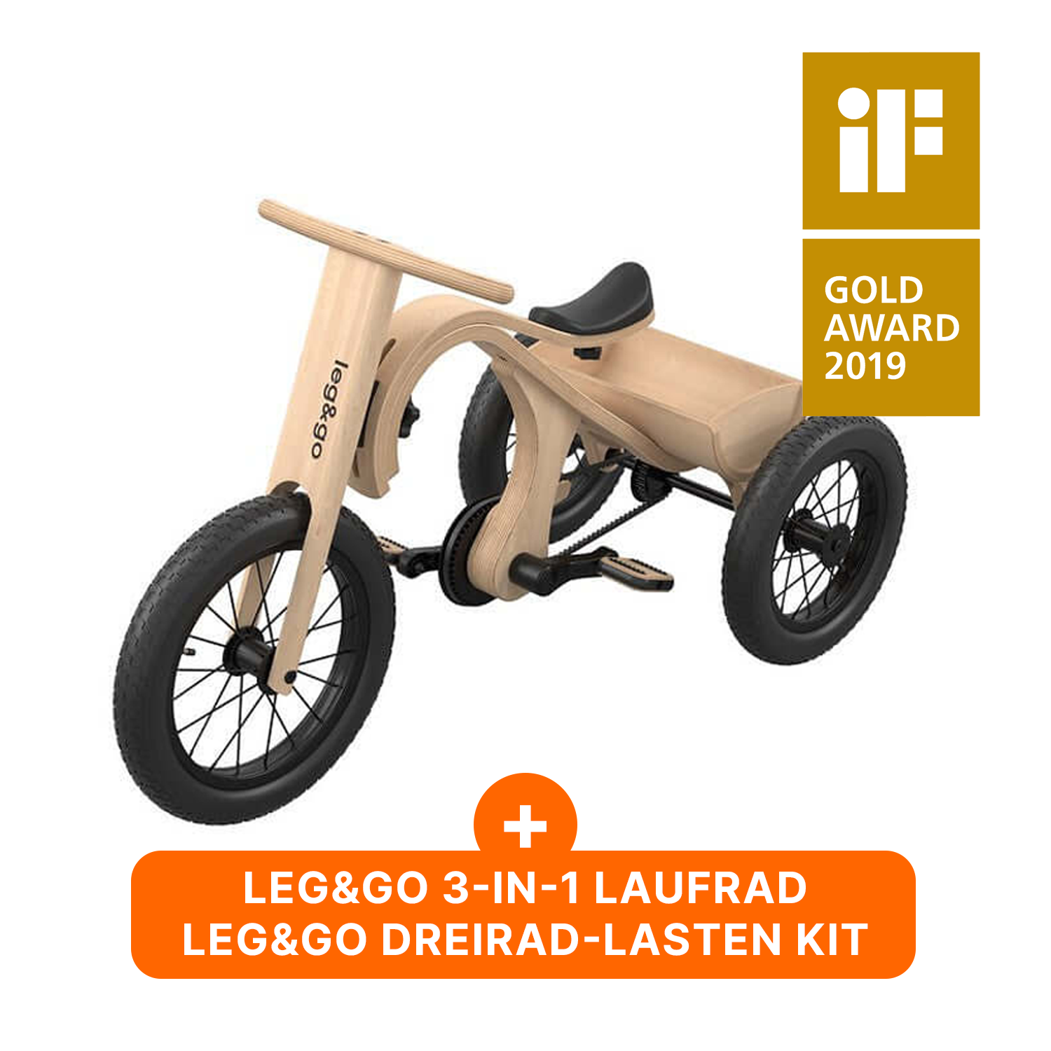Cargo Play Set – Laufrad Zubehör Set für Kinder | leg&go