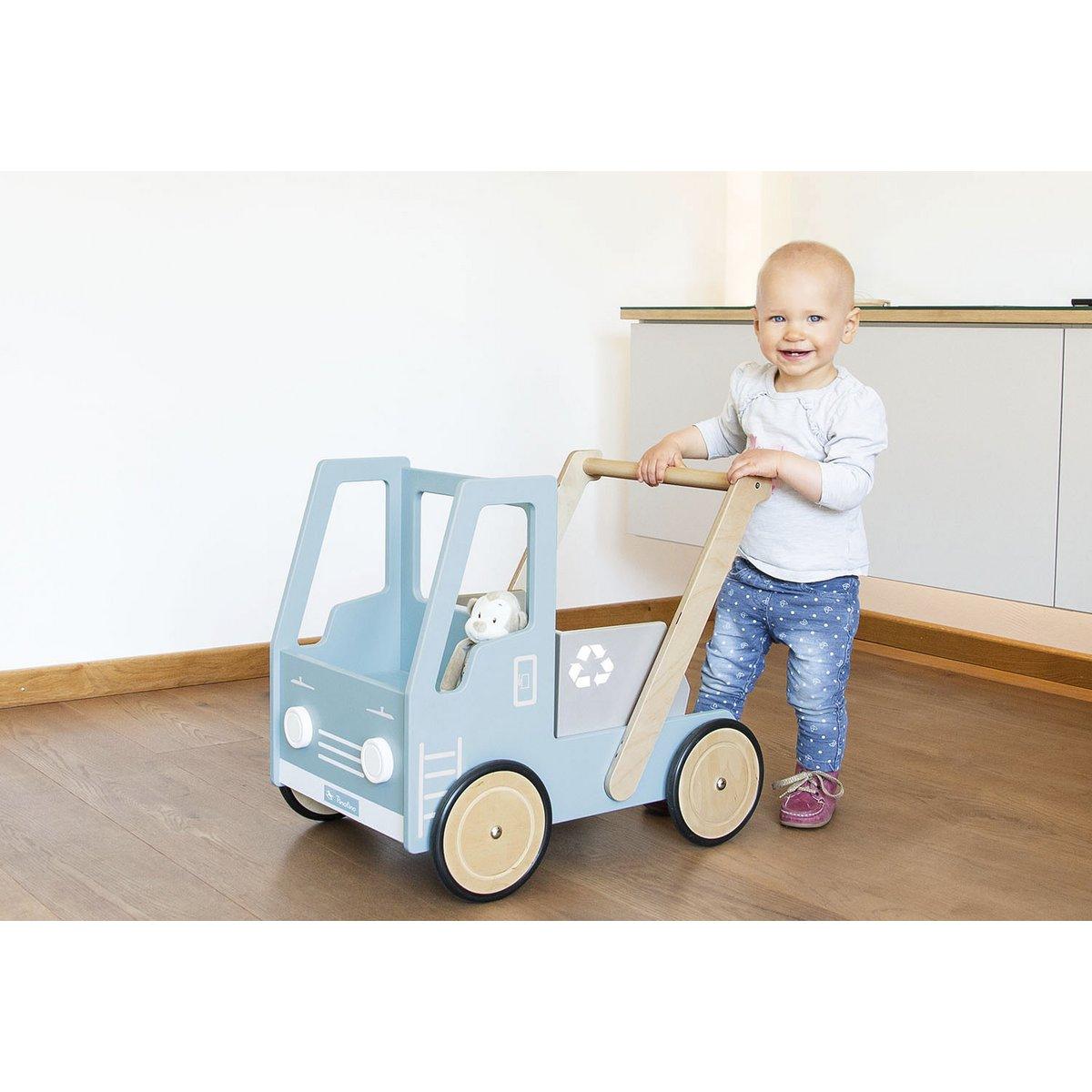 Lernlauflernwagen 'Kipplaster Fred', blau von Pinolino Kinderträume - verysuperb