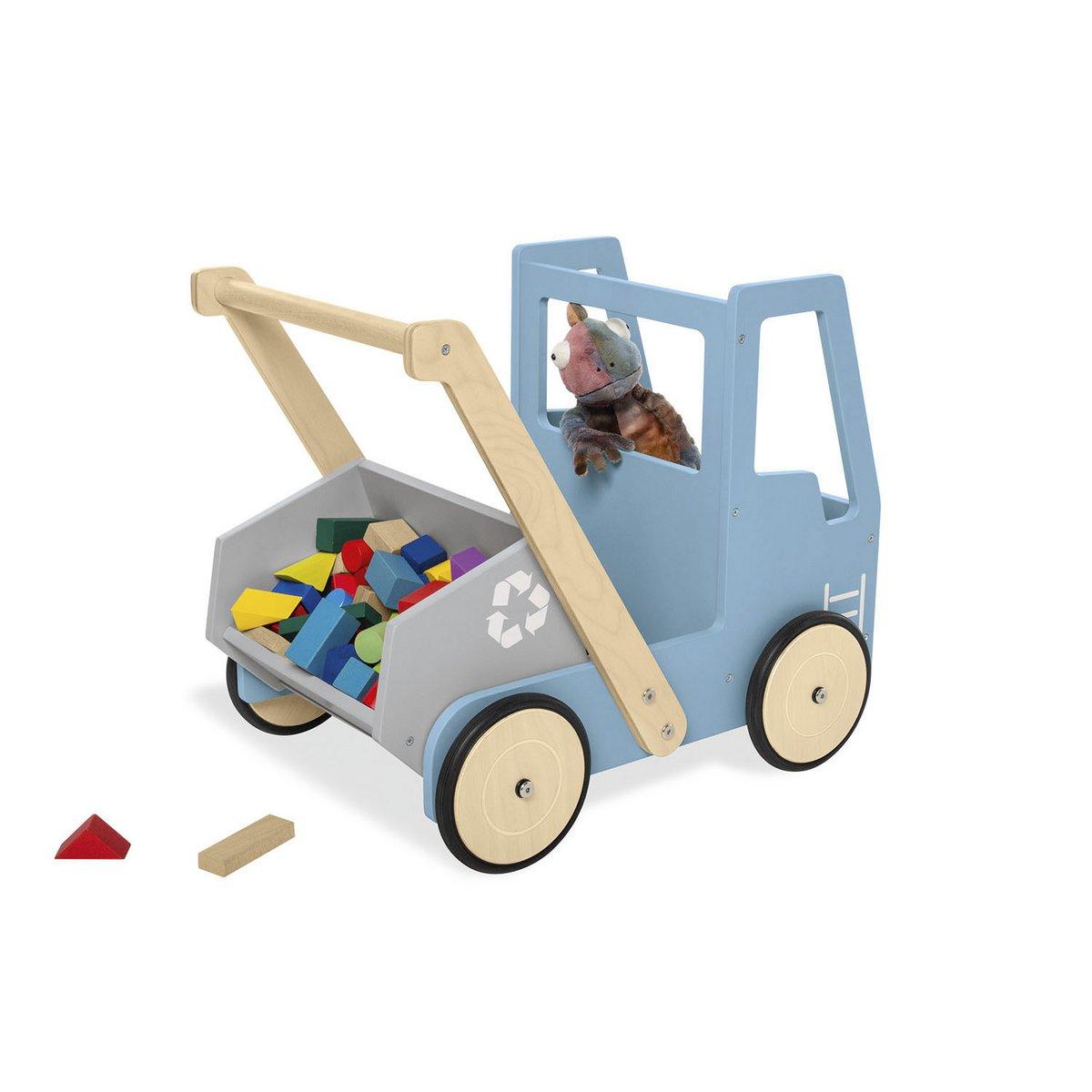 Lernlauflernwagen 'Kipplaster Fred', blau von Pinolino Kinderträume - verysuperb