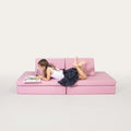 Monboxy Spielsofa Set Pink – Modulares Kindersofa