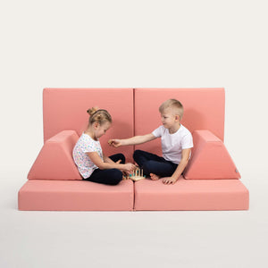 Monboxy Aktivitäts Spielsofa Lachsrosa | IGLU
