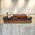 Montessori Containerboot-Set aus Holz - verysuperb