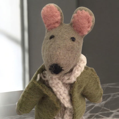 Montessori Filzpuppe Herr Ratty - verysuperb