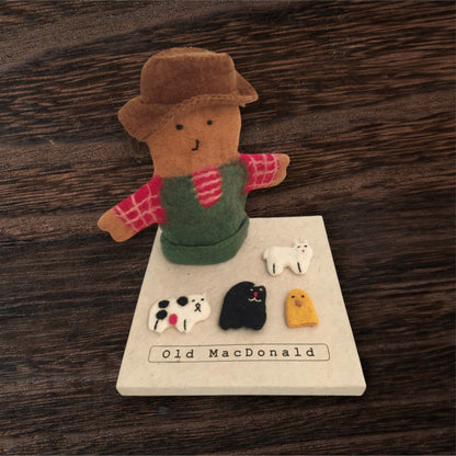 Montessori Handpuppen-Set: Old MacDonald - verysuperb