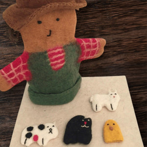 Montessori Handpuppen-Set: Old MacDonald - verysuperb