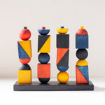 Montessori-inspired Modern Stacking Toy Modern X