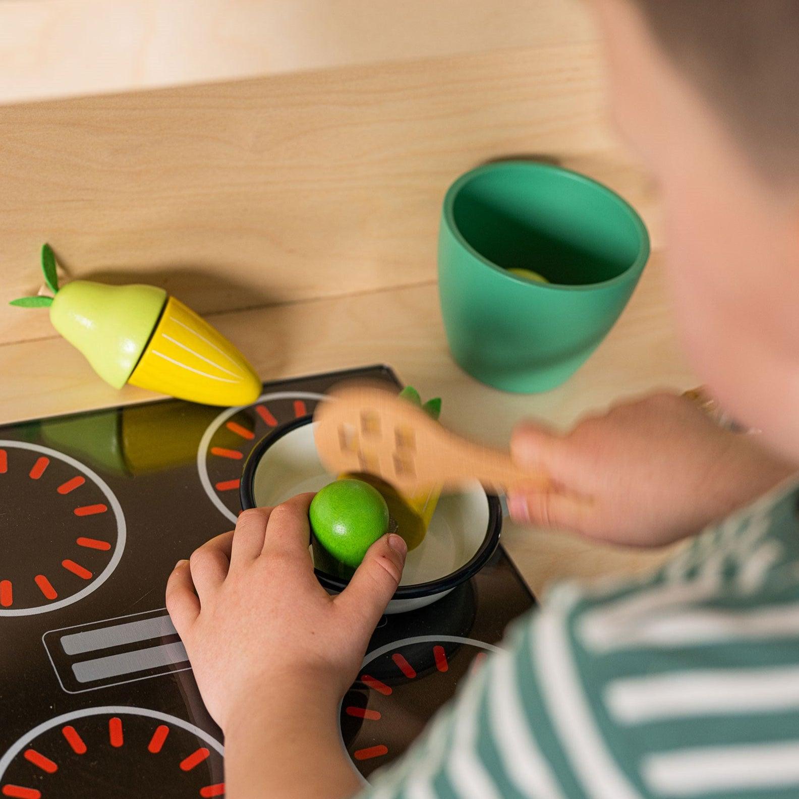 Montessori Kinderküche Holz - verysuperb