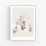 Montessori Kinderposter-Set: The Night Parade - verysuperb